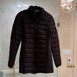 Black womens Canada Goose puffer small